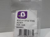 a plastic bag with a label on it that says boston style titan