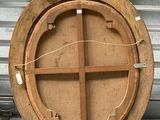 a picture of a round wooden object on the ground