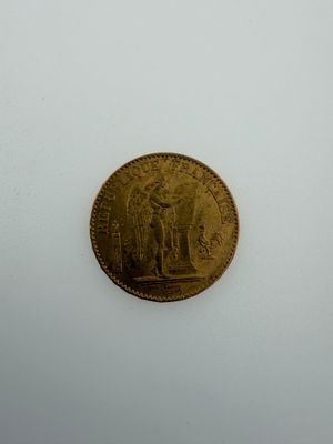 FRANCE. 1 pièce en or de 20 francs au génie.