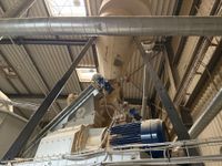 Cyclone recyclage poussière avec châssis (photo 5)
