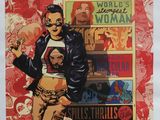 l'affiche de la foire régionale représentant une femme en veste en cuir et un homme en veste en cuir