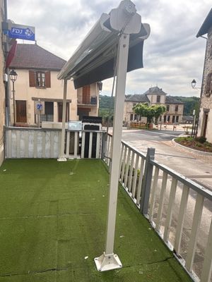 Store de terrasse avec système de brumisateur - longueur sto…