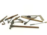 a lot of tools that are laying out on the table