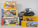 a lot of construction toys that are sitting on a table
