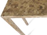 an image of a small table with a marble top on a white background