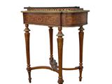 an image of a small table with a drawer on top of it