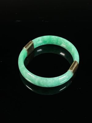 BRACELET jonc orné de deux anneaux