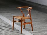 a chair that is sitting in the middle of a room