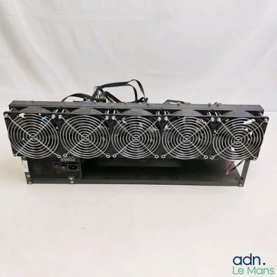a close up of a computer cooling unit on a white background