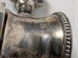 a close up of a metal object on a table
