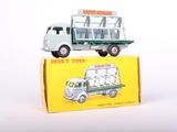 a toy truck that is sitting on top of a box