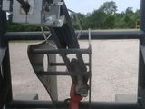 a close up of a fork on a forklift