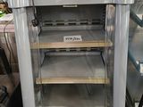 a display case that has a lot of items in it