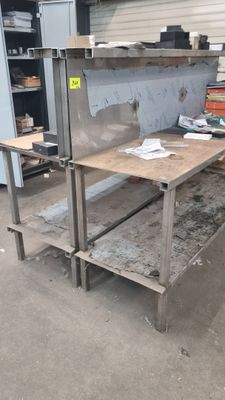 an image of a workbench in a garage