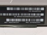 a close up of a box with a barcode on it