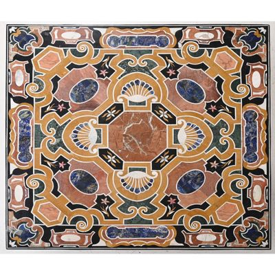 an image of a picture of a tile with a design on it