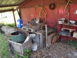 an image of a shed with a lot of tools