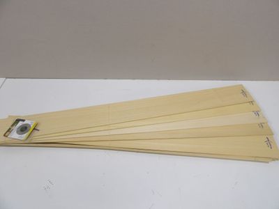 Pour modélisme aéronautique, 8 baguettes (1mm x8 mm x 1 m) e…