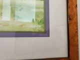 a picture of a picture hanging on a wall in a room
