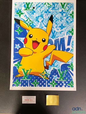 pokemon pikachu art on display at the museum of modern art