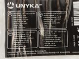 a plastic bag with a label on it that says unyka
