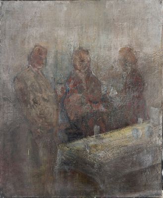 Hervé THIBAULT (né en 1944) Les buveurs