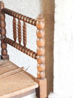 PAIRE DE FAUTEUILS coin de feu, en bois tourné et assise pai… (photo 6)
