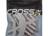 un sac contenant des cartouches « Cross-X » sur fond blanc