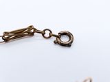 a close up of a metal chain with a clasp on it