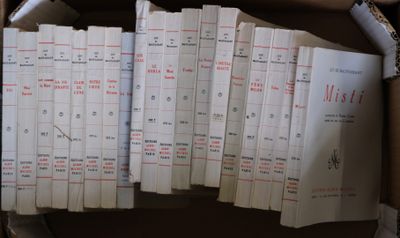 beaucoup de livres dans une boîte
