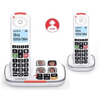 two phones that are sitting next to each other