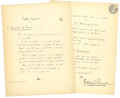 two old papers with writing on them sitting next to each other