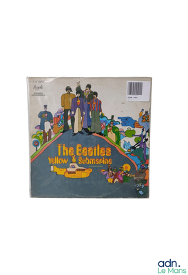 une photo d'une photo des Beatles figurant sur la couverture d'un livre