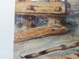 une image d'un tableau représentant un bateau sur l'eau