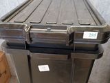 a stack of boxes that are sitting on top of each other