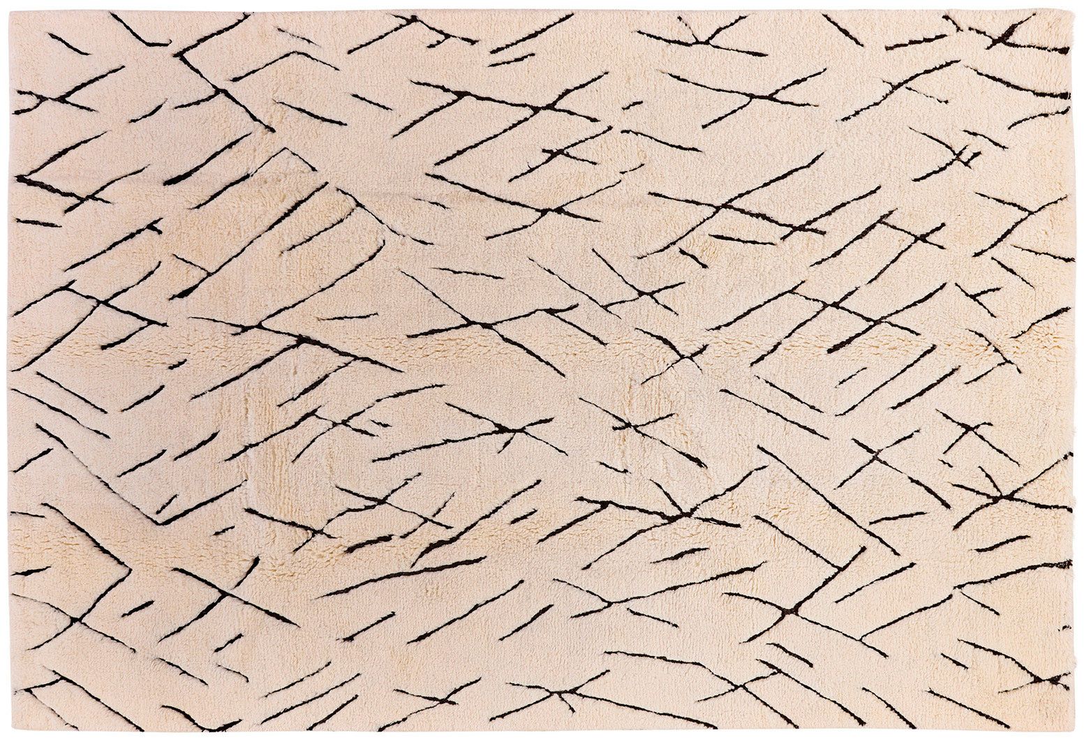 Tapis berbère moderne Marokko. Le corps est en laine de mout…
