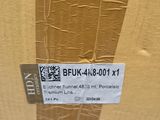 a cardboard box with a label on it that says bfuk - 4k - 8001