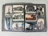 an open book with a bunch of pictures on it