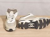 a pair of shoes that are on a table