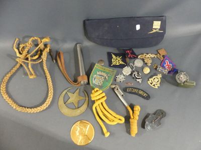 a lot of different items that are on a table