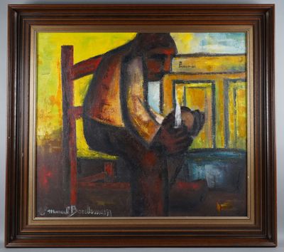 BEECKMAN Marcel (1939). Huile sur toile signée Marcel Beeckm…