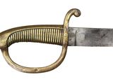 an image of a very old looking knife on a white background