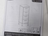 a picture of a package with a picture of a kitchen cabinet