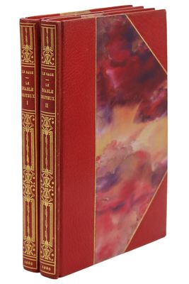 une image représentant un livre rouge aux bords dorés et à la couverture rouge