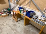 an image of a work area in a garage
