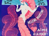 a poster advertising a show at the paris opera, featuring an image of a woman in a pink dress