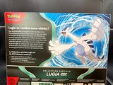 the box of the pokemon figure is sitting on the back of the car