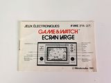 a game and watch advertisement on the back of a box