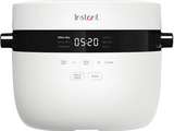 a digital clock displayed on the side of a rice cooker