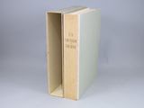 an old book opened to show the inside of it